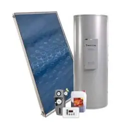 Kit Solar térmico ZHS-ECO INOX 200L/300L (3 anos garantia) Zantia - 1