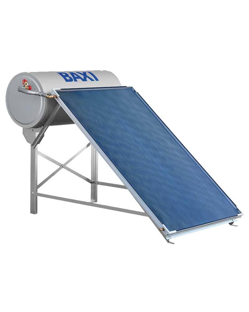 Kit solar Termossifão baxi 150L para telhado plano Baxi Roca - 1