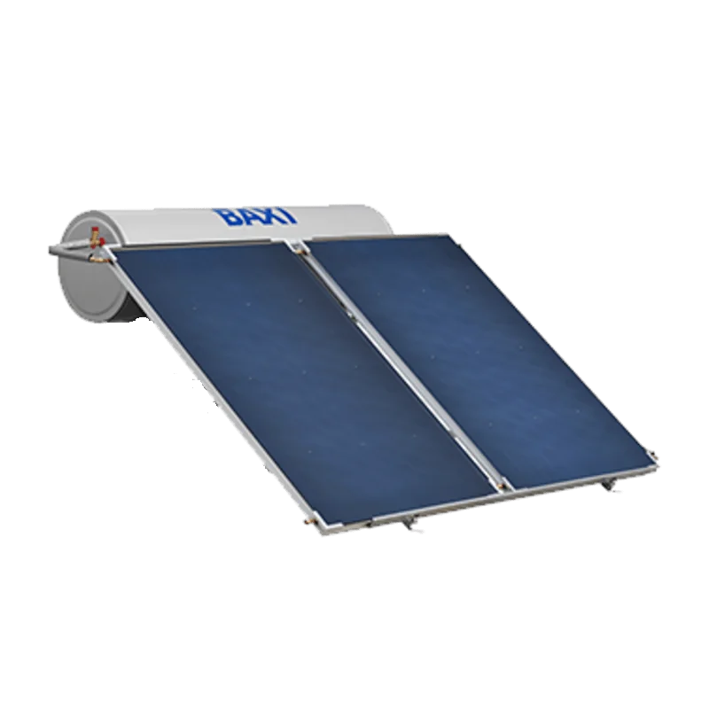 Kit solar Termossifão baxi 300L 2.5 para telhado inclinado Baxi Roca - 1