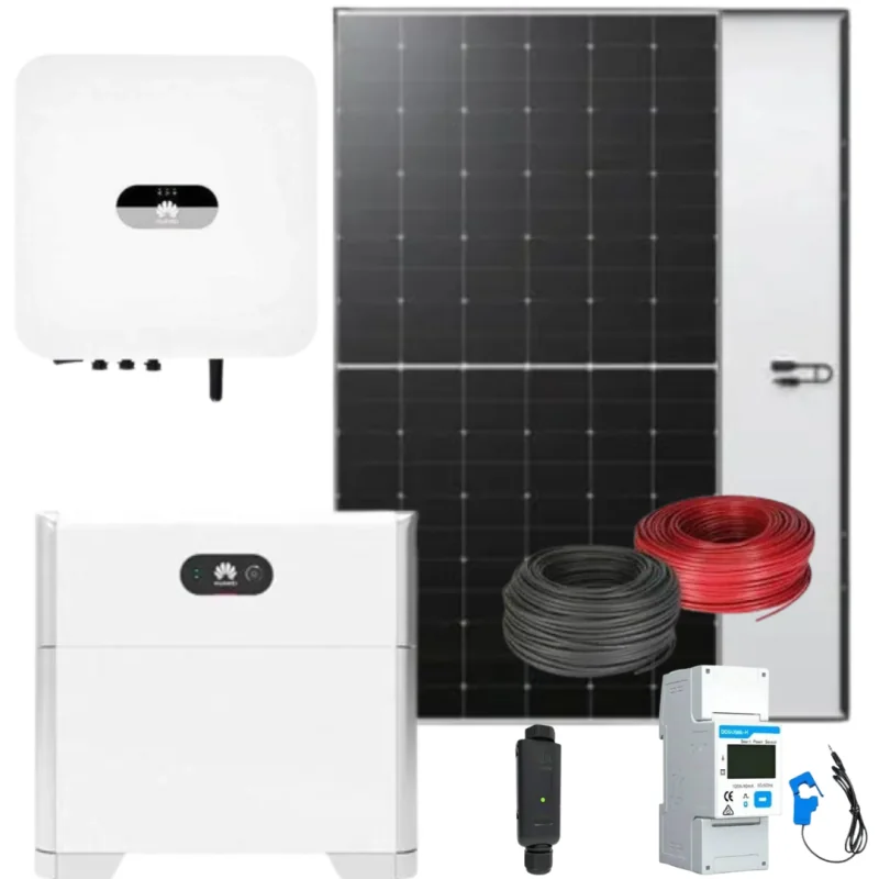 Kit autoconsumo Huawei 4 kw com bateria de 5kw - 1 Kit autoconsumo Huawei 4 kw com bateria de 5kw - 1