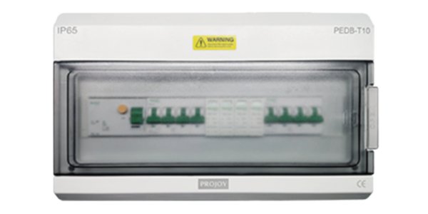 Quadro elétrico de proteção AC trifásico 40A 20kw Projoy electric - 1 Quadro elétrico de proteção AC trifásico 40A 20kw Projoy electric - 1