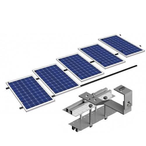 Estrutura telhado com salva-telhas de abraçaderia em viga Sunfer - 1 Estrutura telhado com salva-telhas de abraçaderia em viga Sunfer - 1