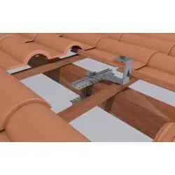 Estrutura telhado com salva-telhas de abraçaderia em viga Sunfer - 4