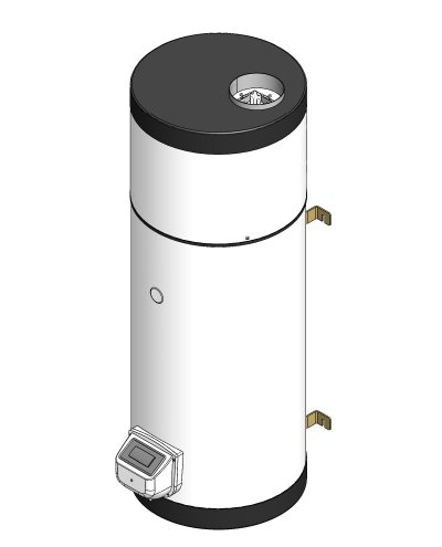 Bomba de calor AQS Aço INOX 110 Litros para água quente Aquecinox - 1