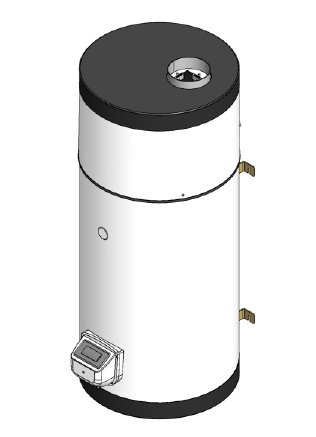 Bomba de calor AQS Aço INOX 160 Litros para água quente Aquecinox - 1
