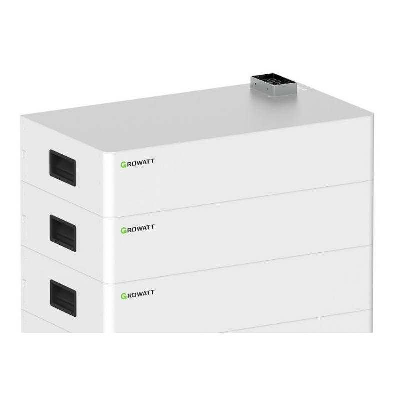Kit Bateria AXE 5.0kwh de Lítio Growatt + base + cabos Growatt - 1