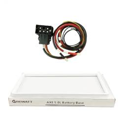 Kit Bateria AXE 5.0kwh de Lítio Growatt + base + cabos Growatt - 5
